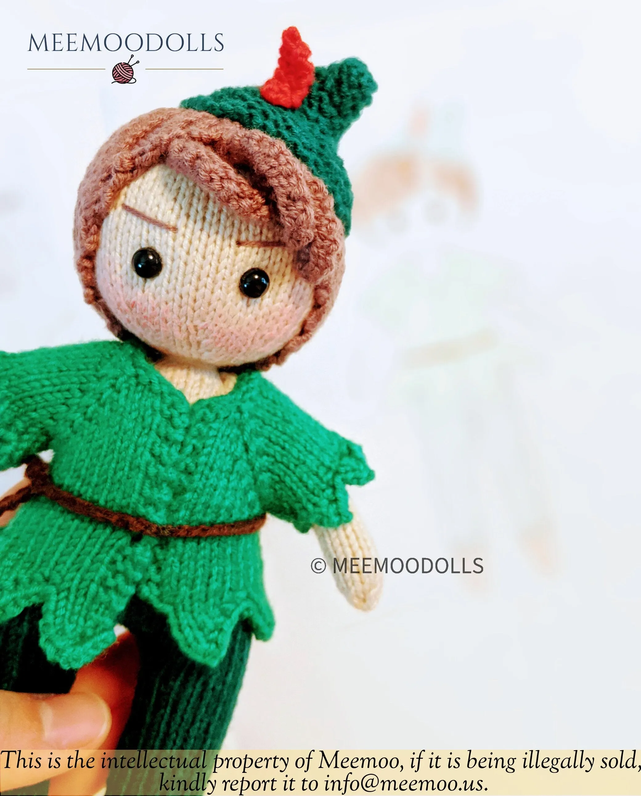 Knit Peter. Knitted toy Patterns. Meemoodolls.