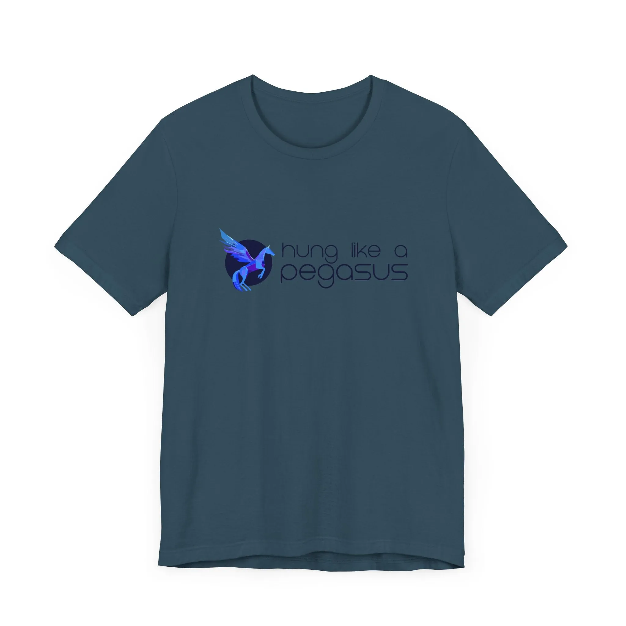 Logo Cotton Blend Tee - Hung Like a Pegasus