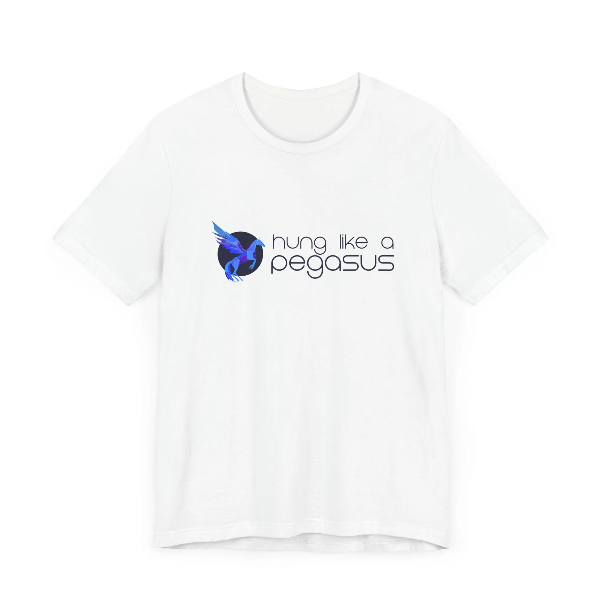 Logo Cotton Blend Tee - Hung Like a Pegasus