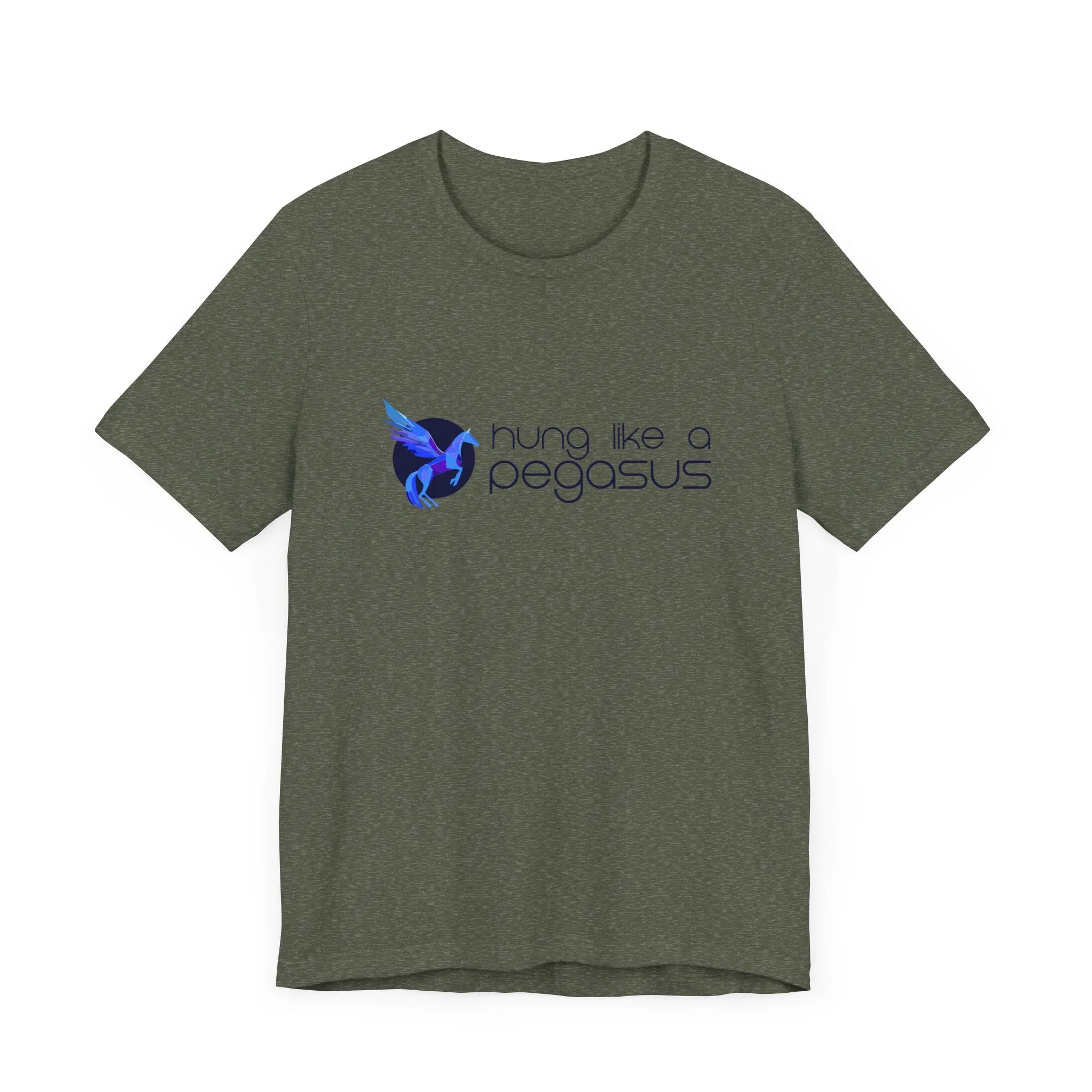 Logo Cotton Blend Tee - Hung Like a Pegasus