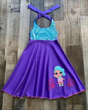 Lol Doll Mermaid Birthday Twirl Dress