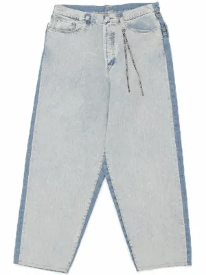 Loose 2 Color Denim Pants
