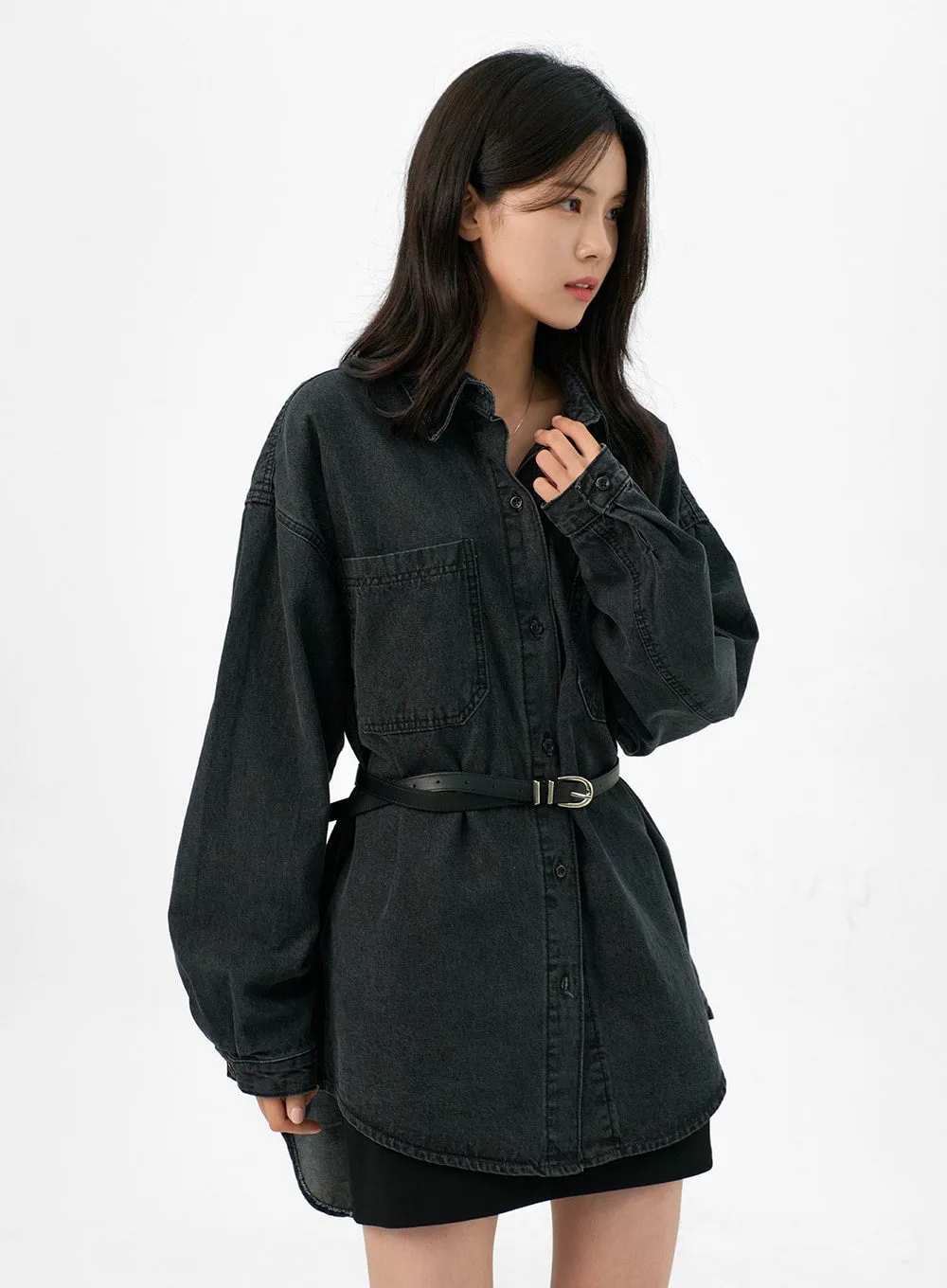 Loose-Fit Denim Shirt OG327