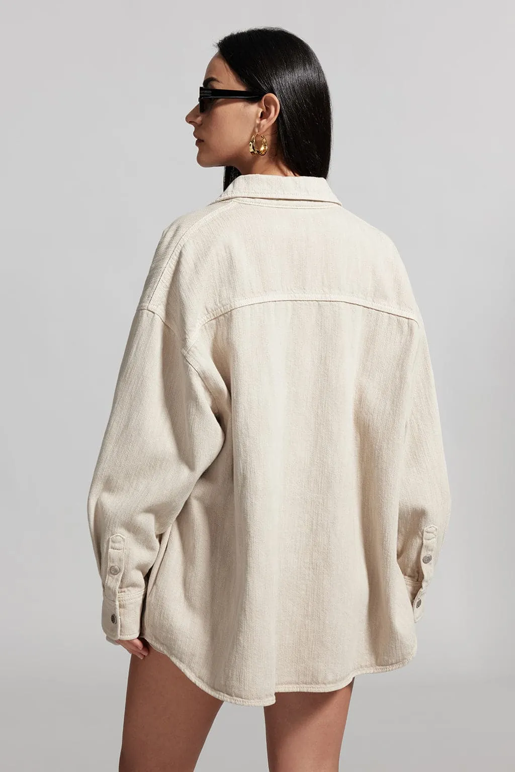 Loose Fit Denim Shirt