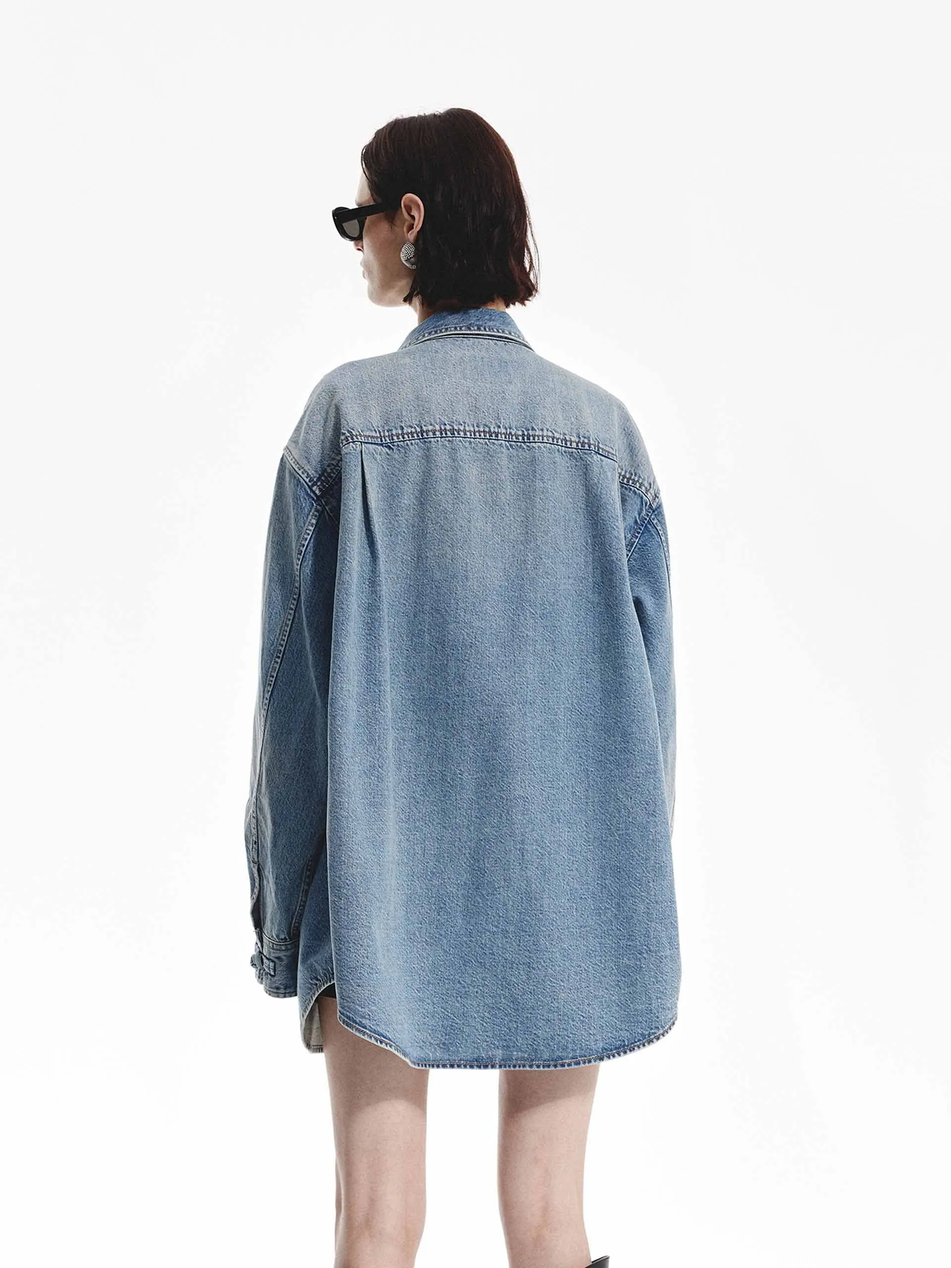 Loose Fit Denim Shirt