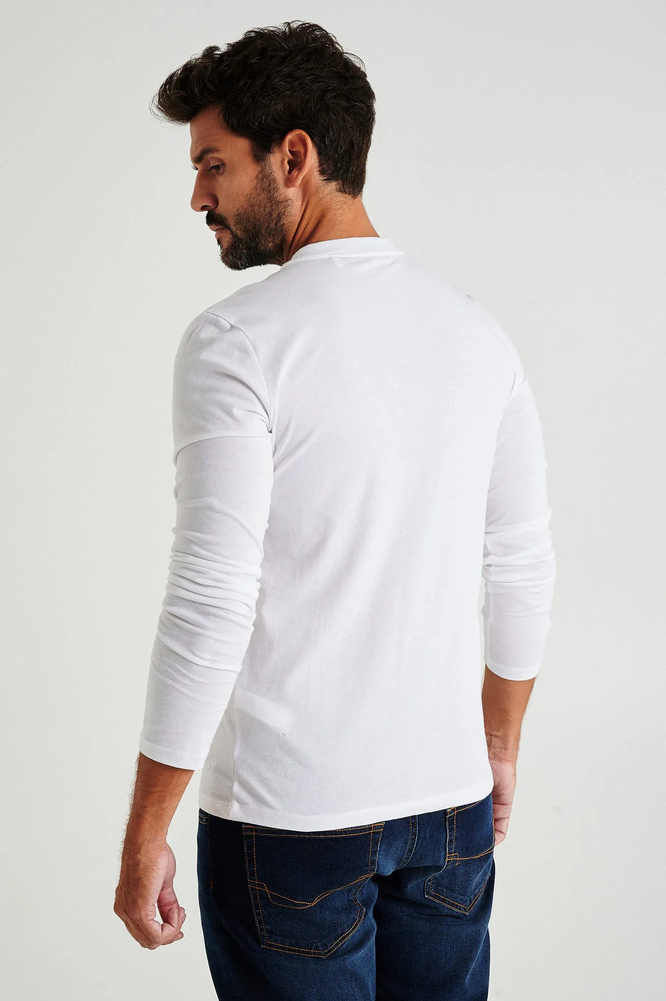 Men's organic cotton long sleeve t-shirt