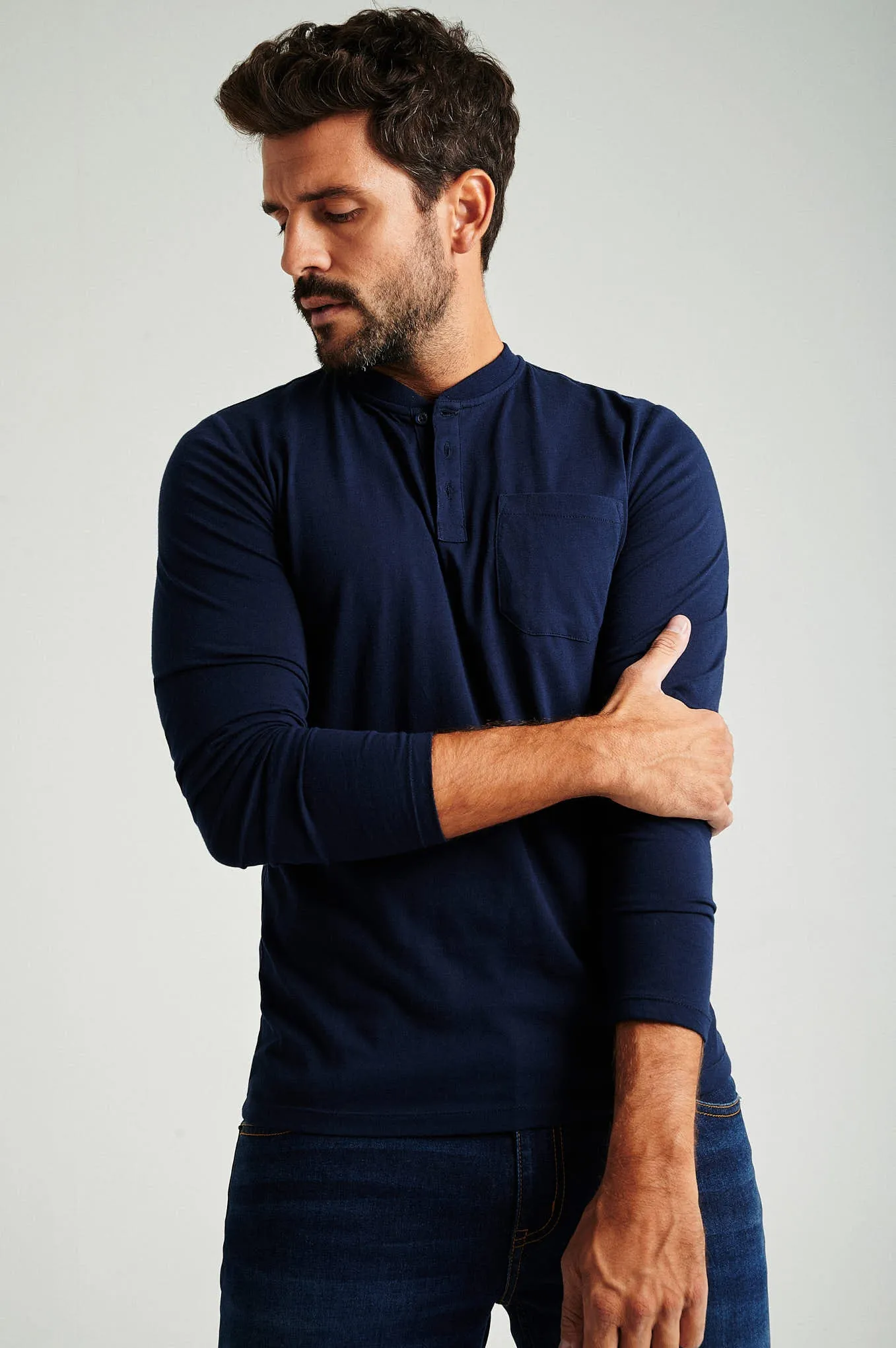 Men's organic cotton long sleeve t-shirt