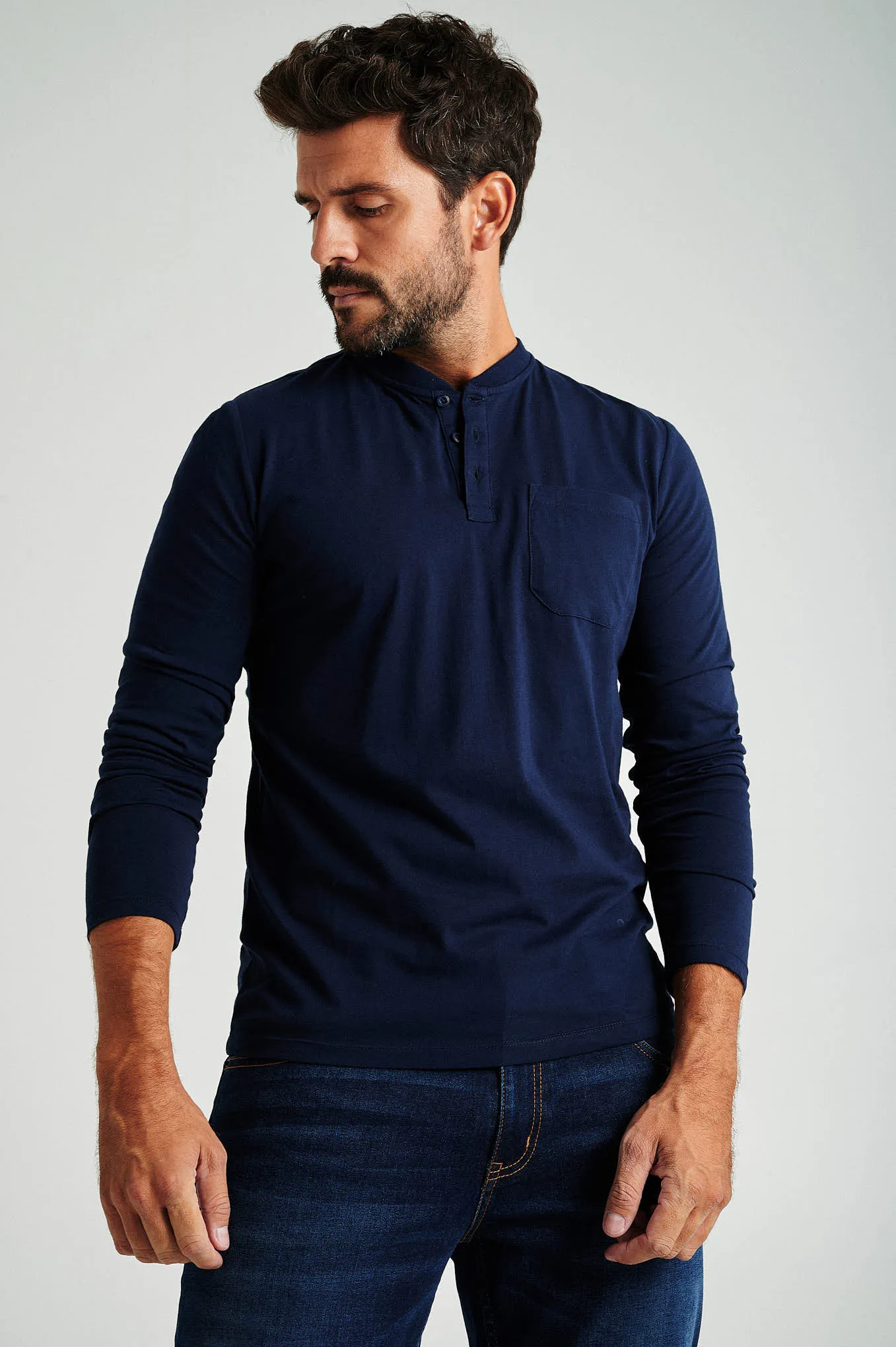 Men's organic cotton long sleeve t-shirt