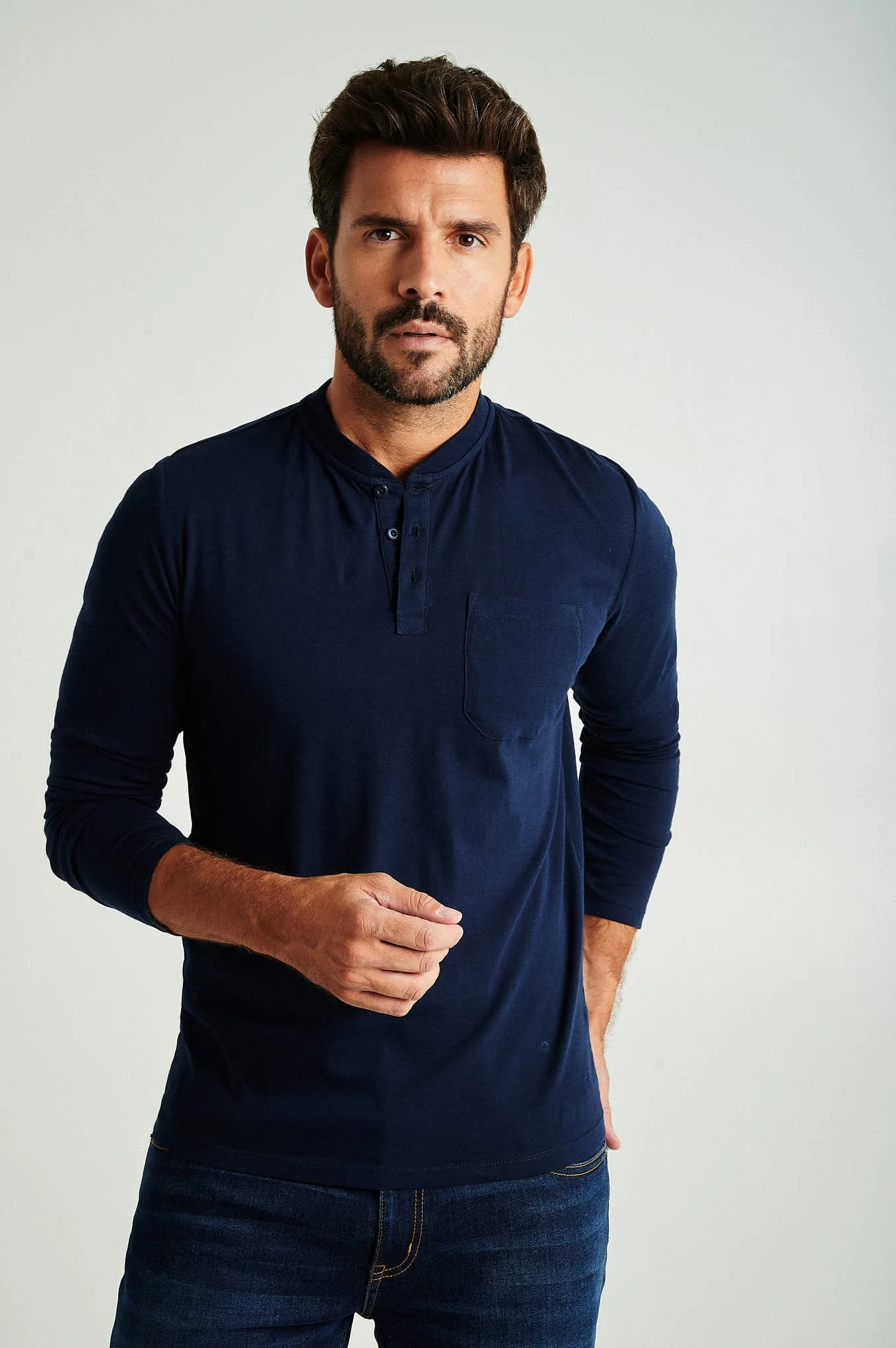 Men's organic cotton long sleeve t-shirt
