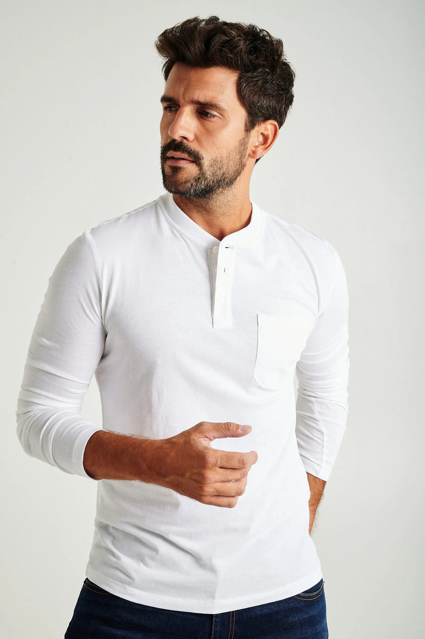 Men's organic cotton long sleeve t-shirt