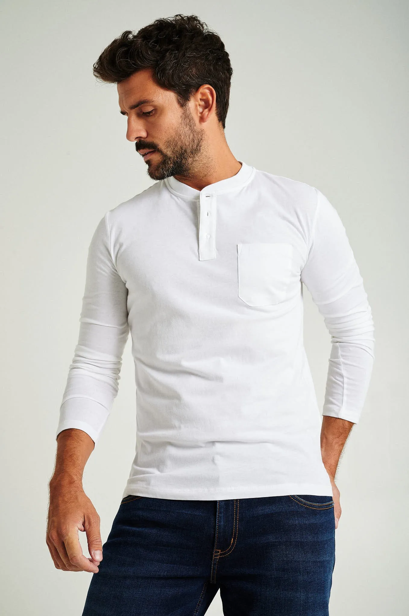 Men's organic cotton long sleeve t-shirt