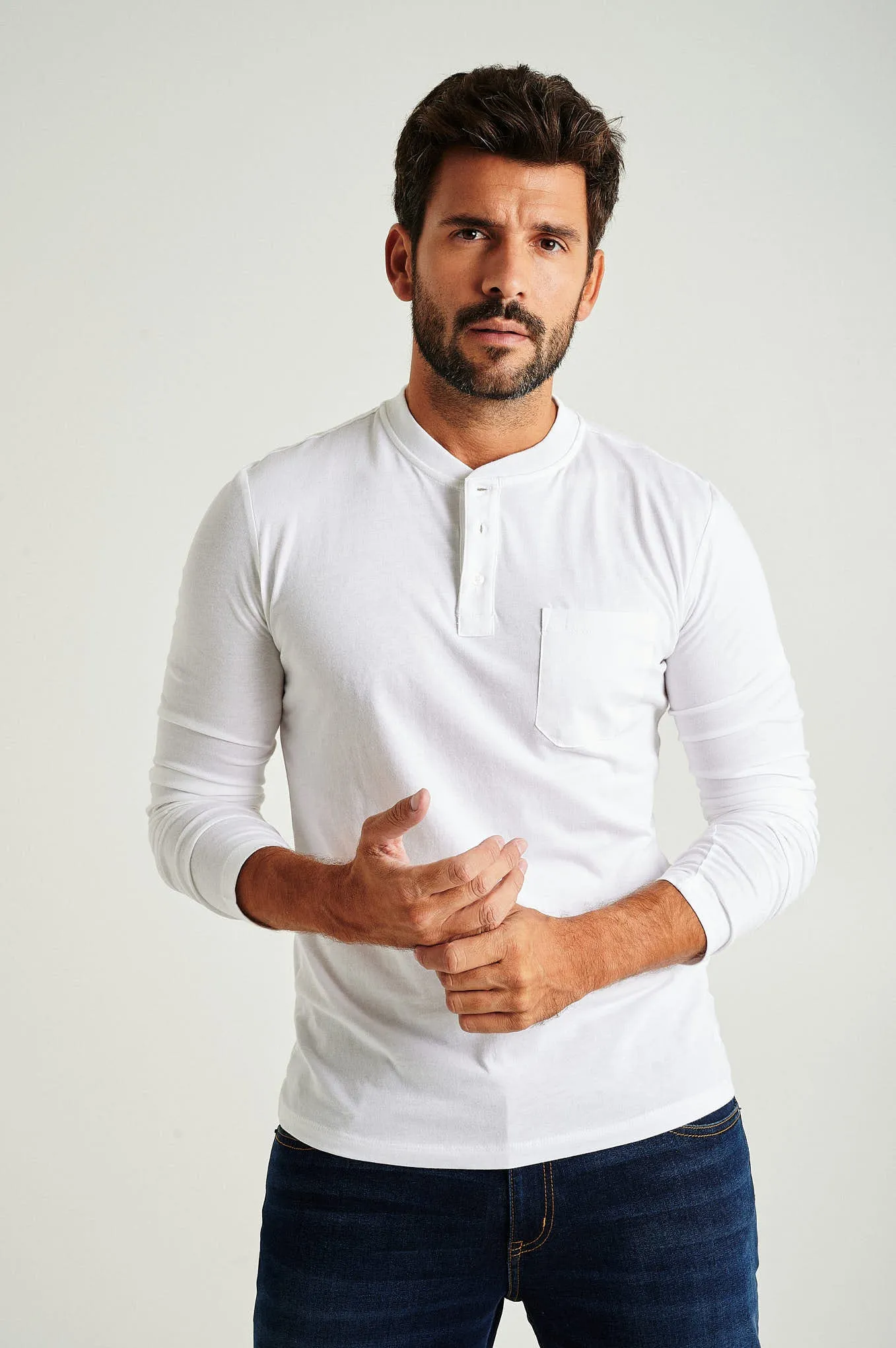 Men's organic cotton long sleeve t-shirt