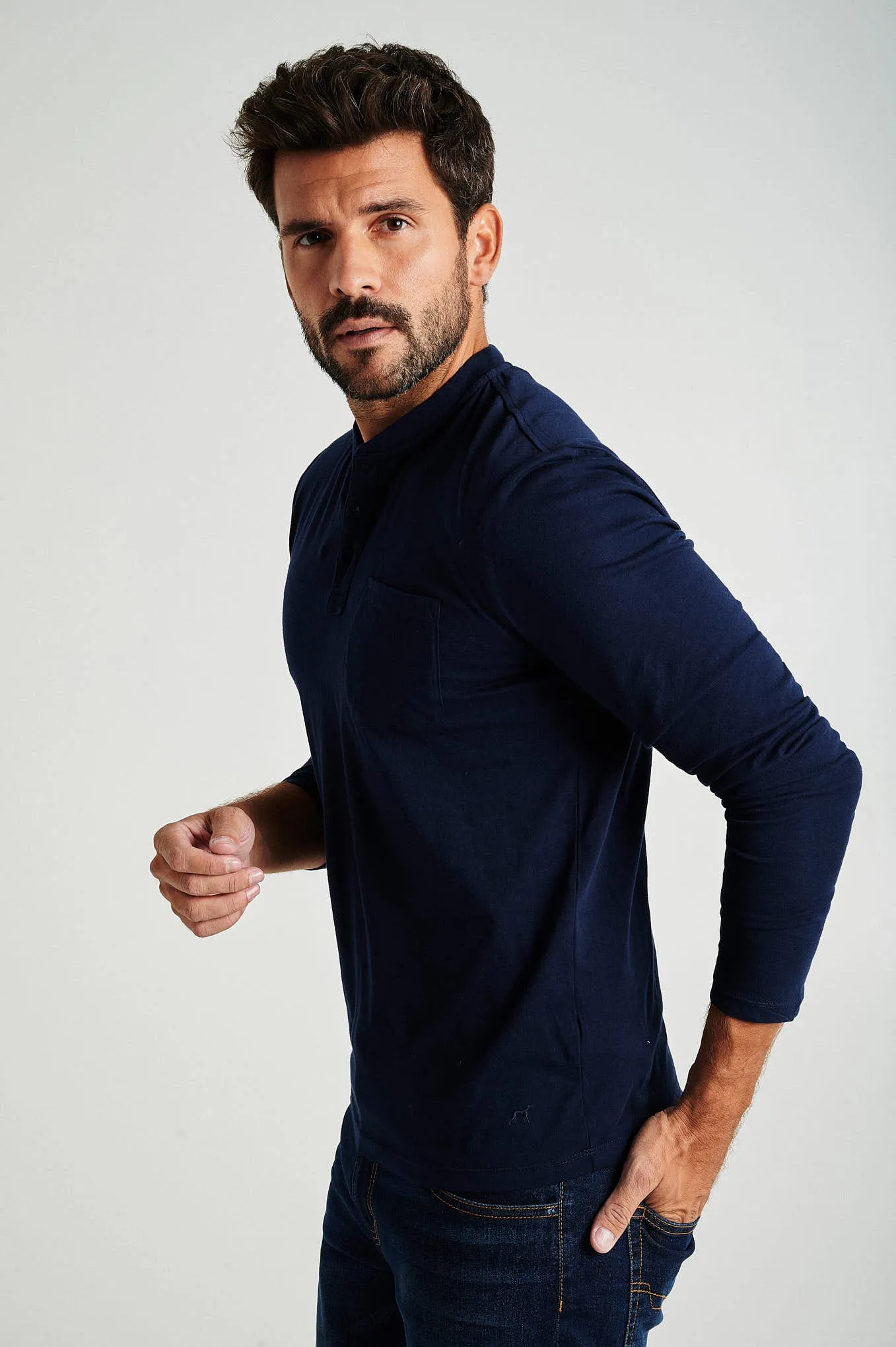 Men's organic cotton long sleeve t-shirt