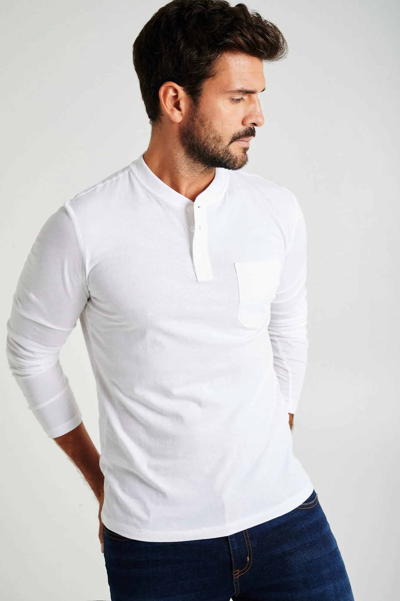 Men's organic cotton long sleeve t-shirt