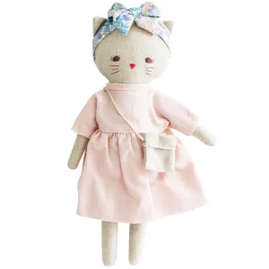 Mini Lilly Kitty, Pink Linen