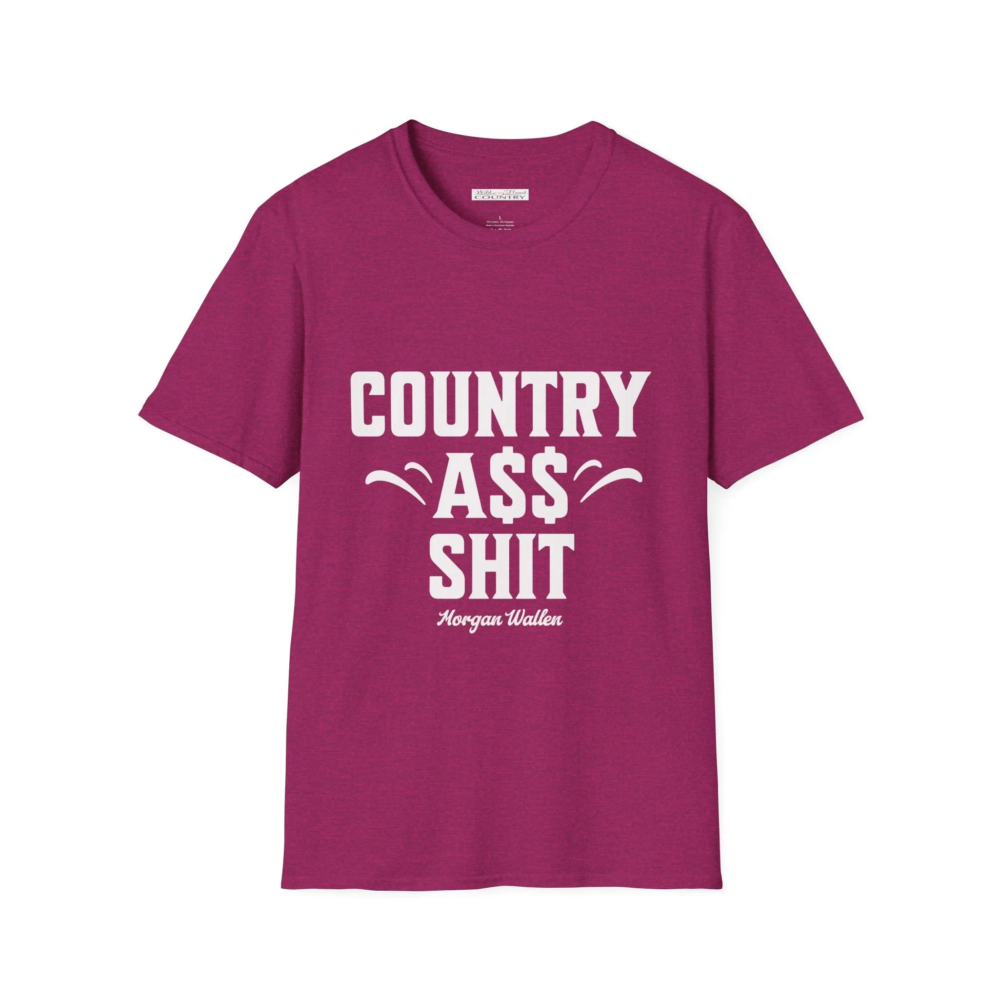 Morgan Wallen "Country Ass Shit" inspired T Shirt, Country Shirt, Tour Shirt, Festival Tee, Western Tshirt, Music Shirt, Concert T Shirt,
