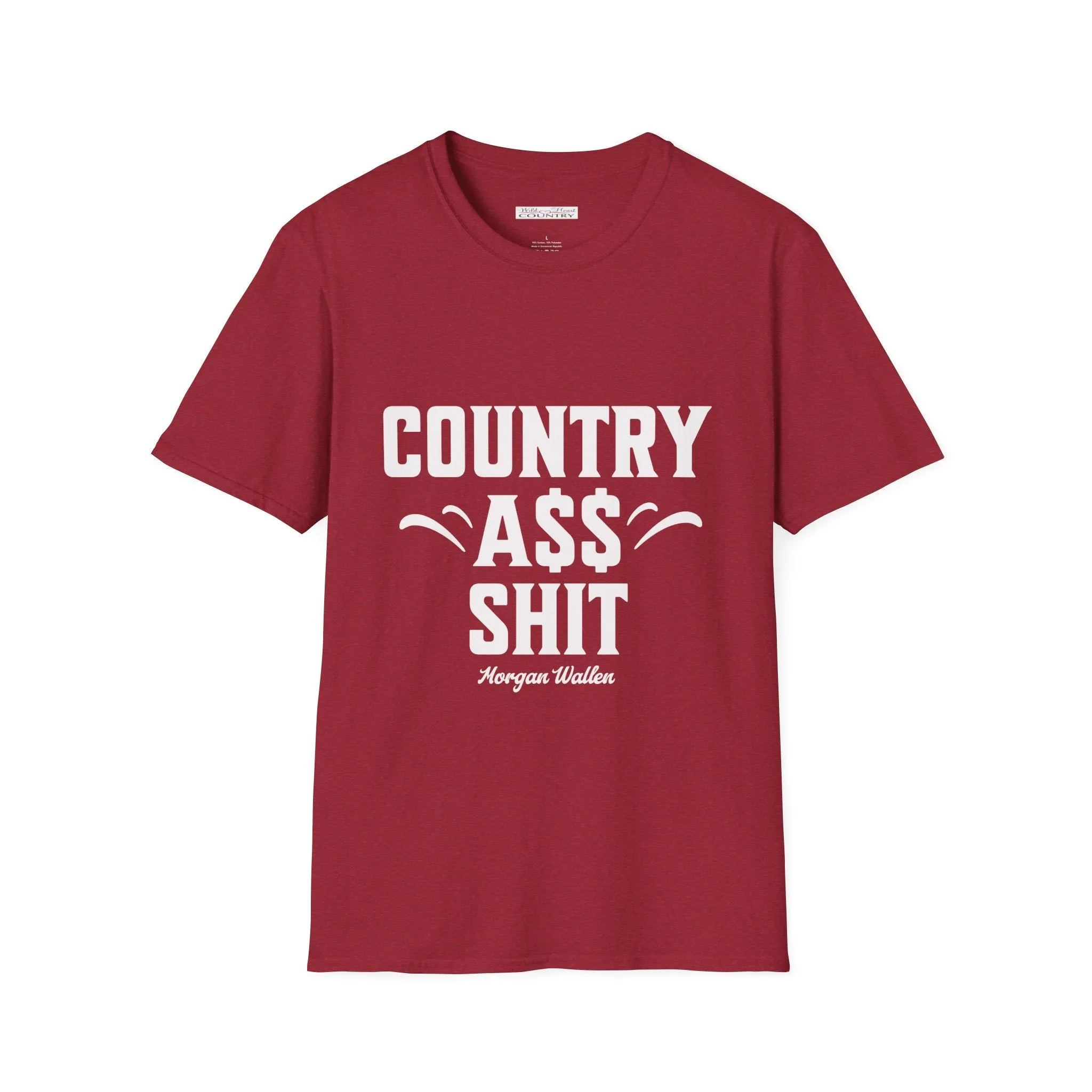 Morgan Wallen "Country Ass Shit" inspired T Shirt, Country Shirt, Tour Shirt, Festival Tee, Western Tshirt, Music Shirt, Concert T Shirt,
