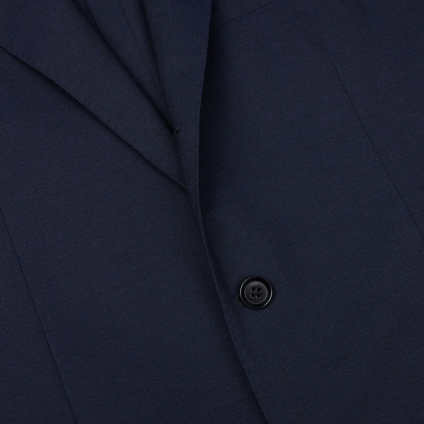 Navy Blue High Twist Wool Suit