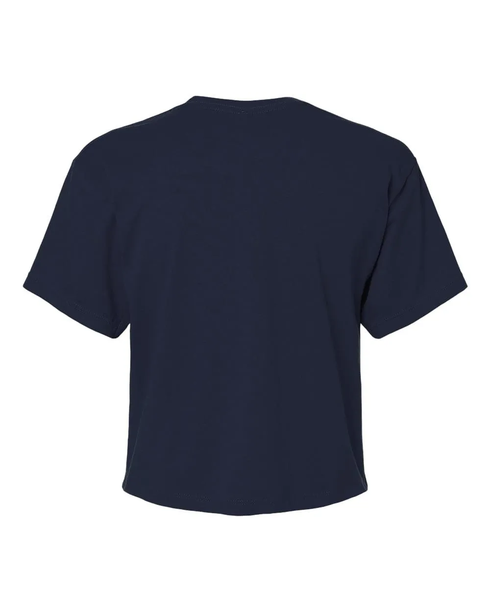 Navy Crop T-Shirt