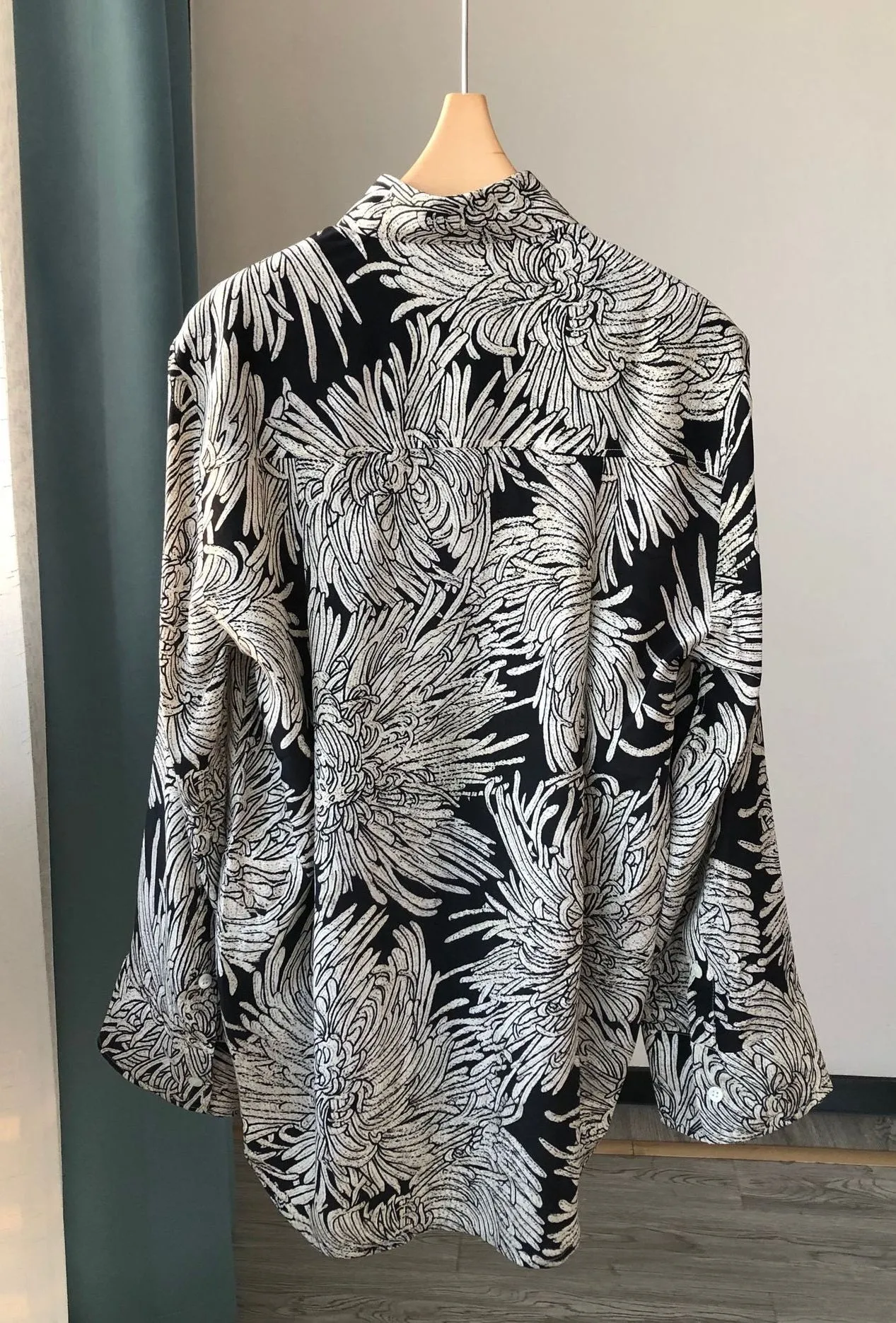 Nonothing |Women's pure silk shirt in floral print