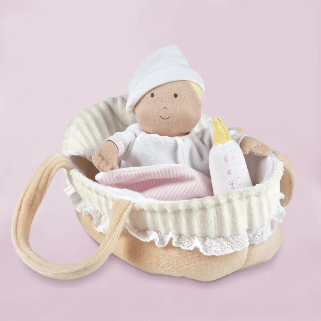 Personalised Baby Doll with Carry Cot