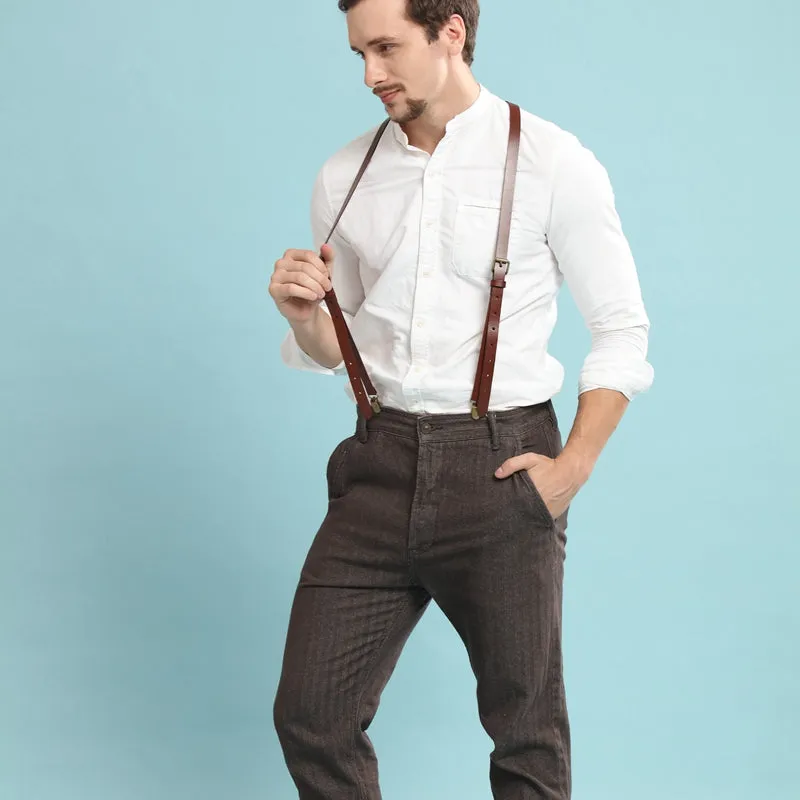 Personalized Groomsman Gifts, Mens Suspenders, Leather Suspenders,Groomsman Wedding Suspenders