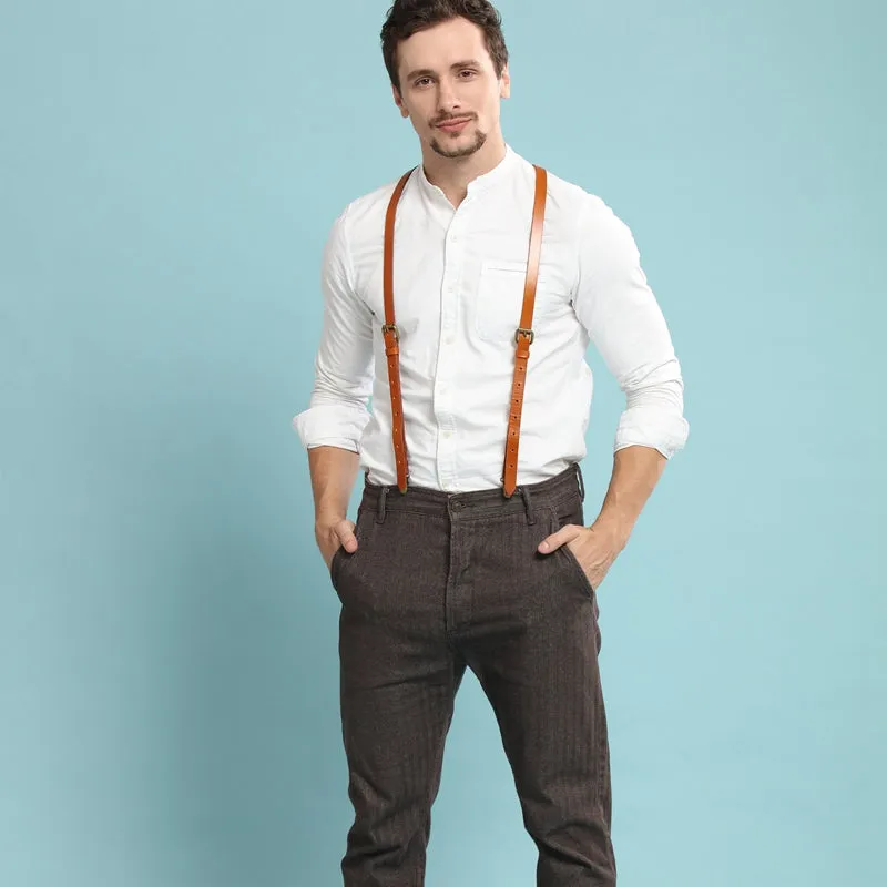 Personalized Groomsman Gifts, Mens Suspenders, Leather Suspenders,Groomsman Wedding Suspenders