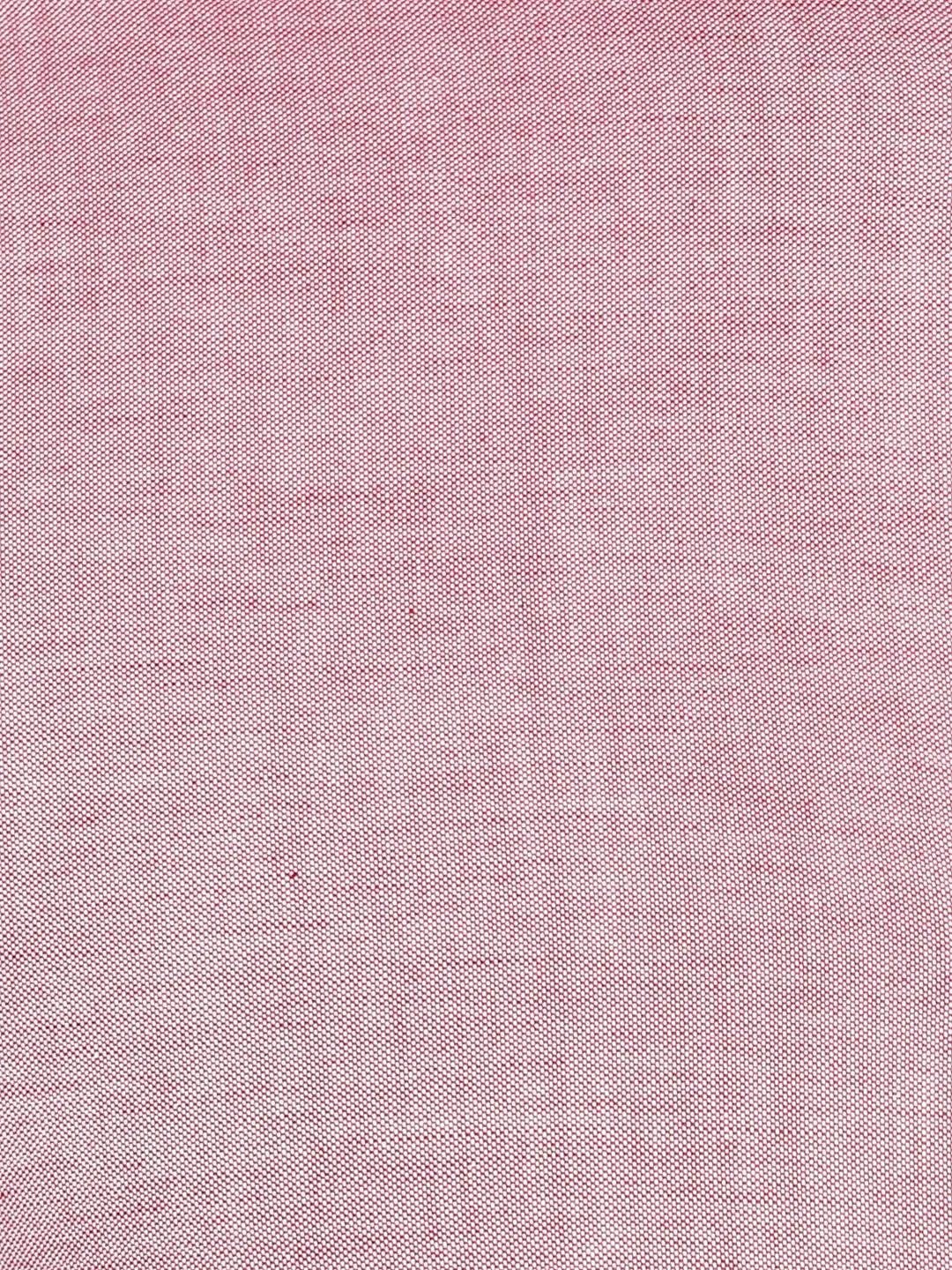 Pink Cotton Solid Slim Fit Shirt