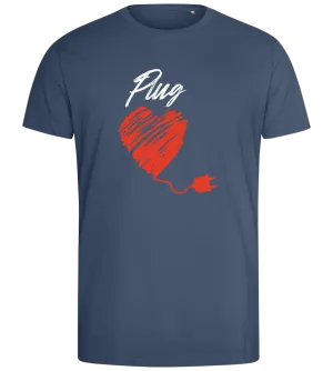 Plug Heart Design - Comfort men's fitted t-shirt