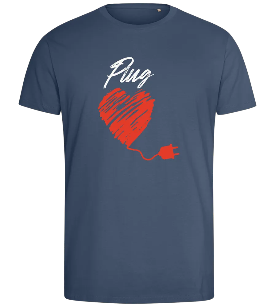 Plug Heart Design - Comfort men's fitted t-shirt