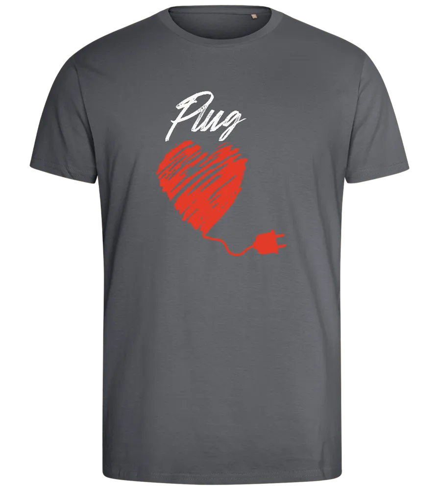 Plug Heart Design - Comfort men's fitted t-shirt