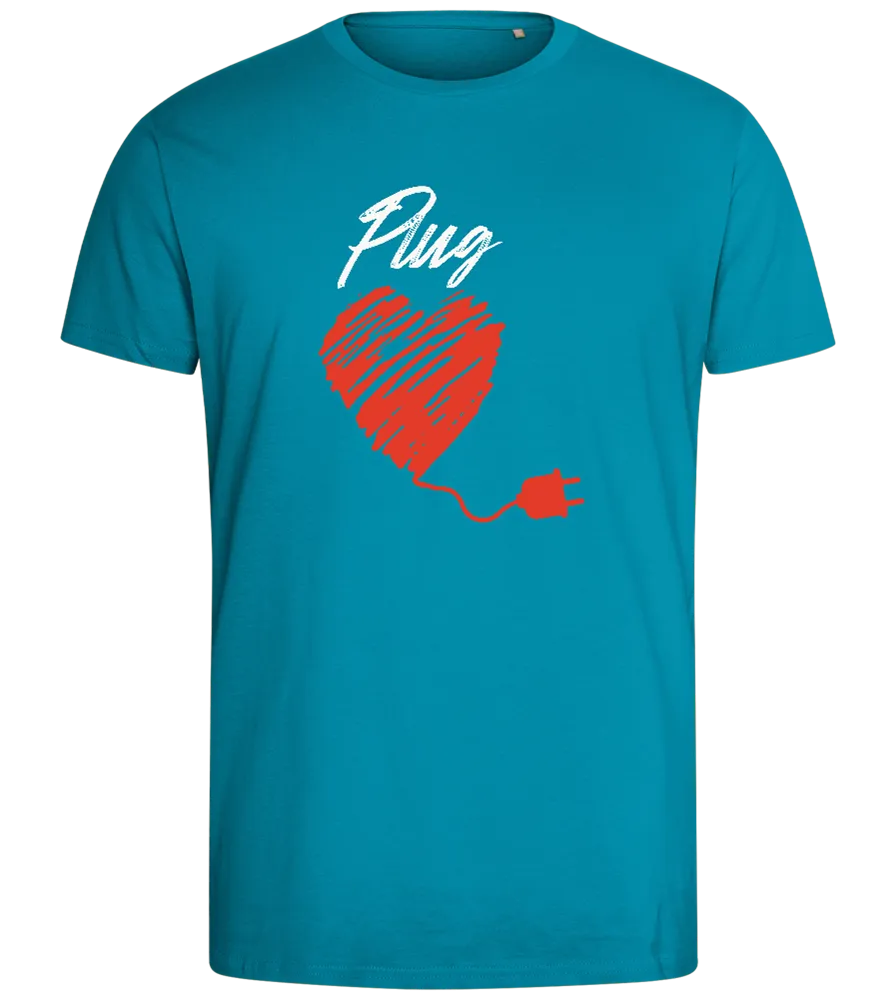 Plug Heart Design - Comfort men's fitted t-shirt