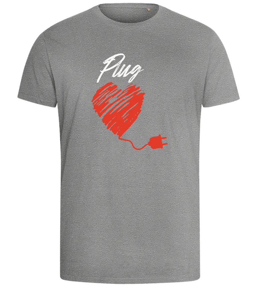 Plug Heart Design - Comfort men's fitted t-shirt