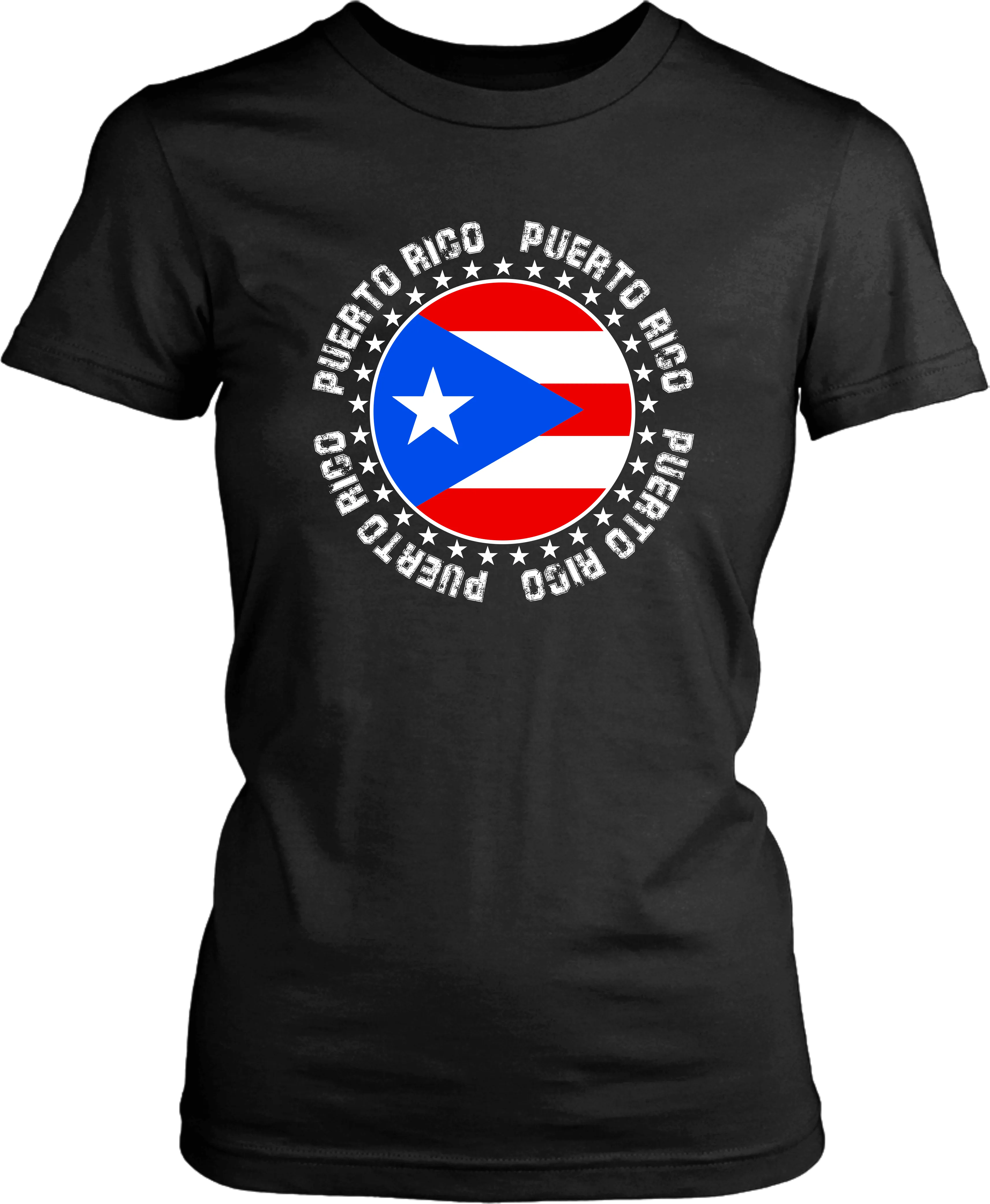 Puerto Rico Spirit T-shirt - Puerto Rican Flag T-shirt