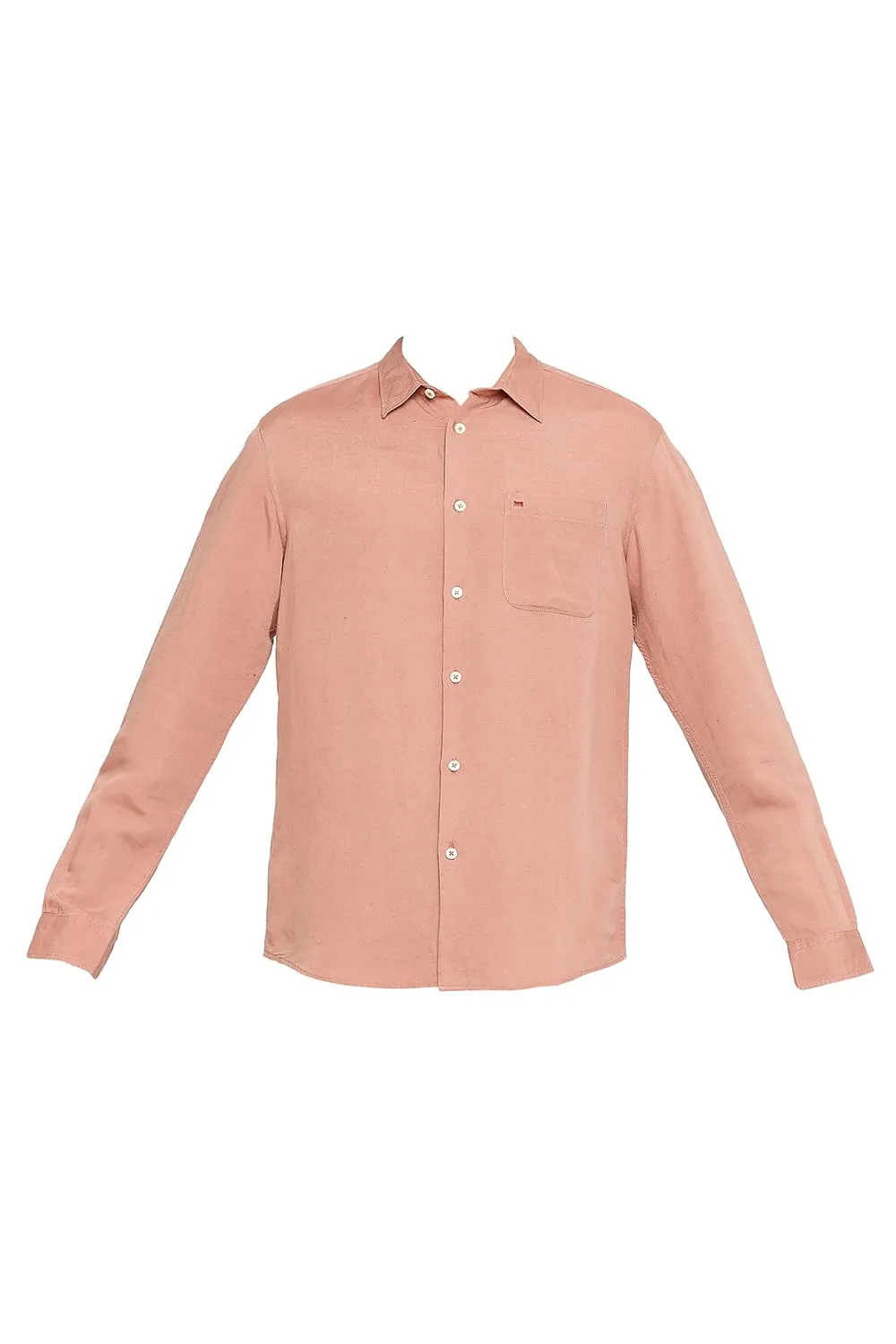 Slim Fit Linen Viscose Shirt