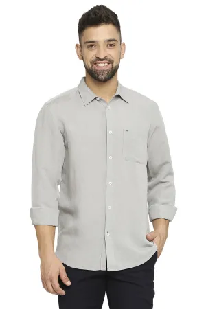 Slim Fit Linen Viscose Shirt