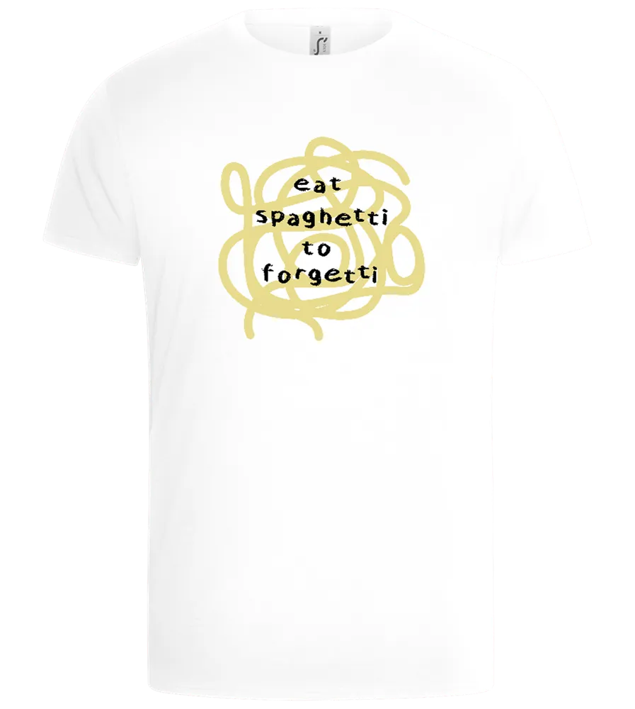 Spaghetti to Forgetti Design - Basic Unisex T-Shirt