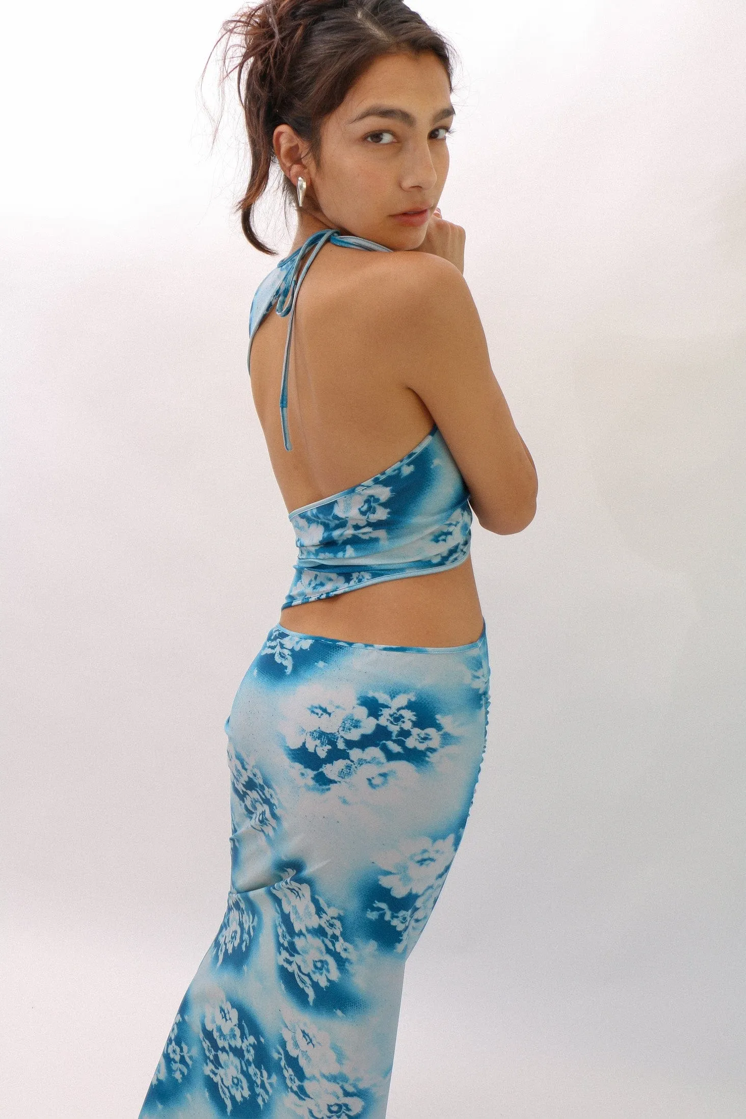Spray Lace Spiral Dress