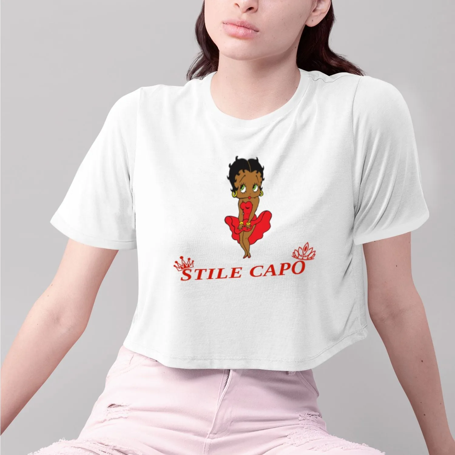 STILE CAPO QUEENS  BB Cropped T-shirt