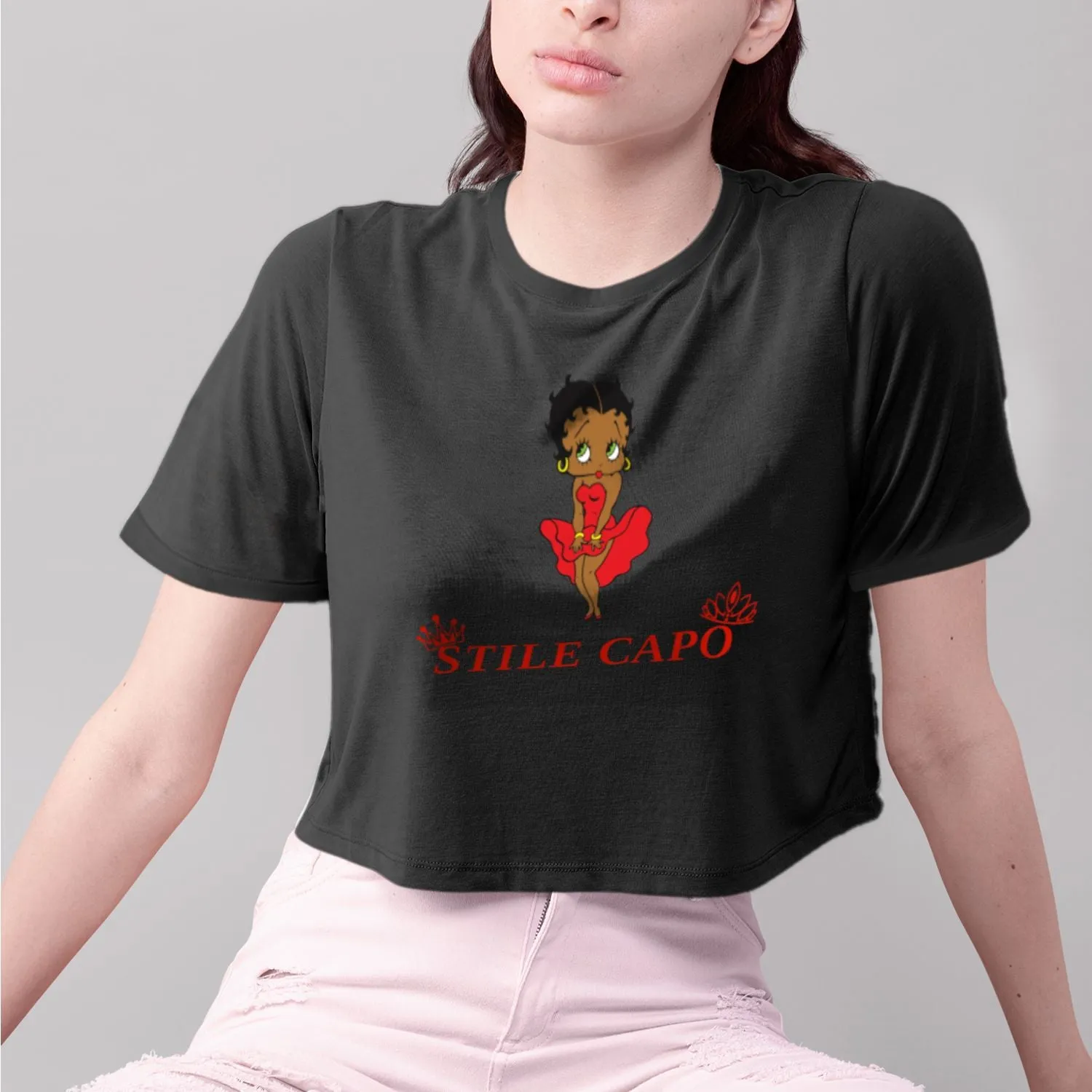 STILE CAPO QUEENS  BB Cropped T-shirt