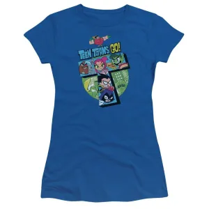 Teen Titans Go Juniors Royal Blue T-Shirt