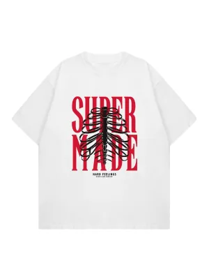 Thesupermade Skull Printed Logo Design T Shirt -1159