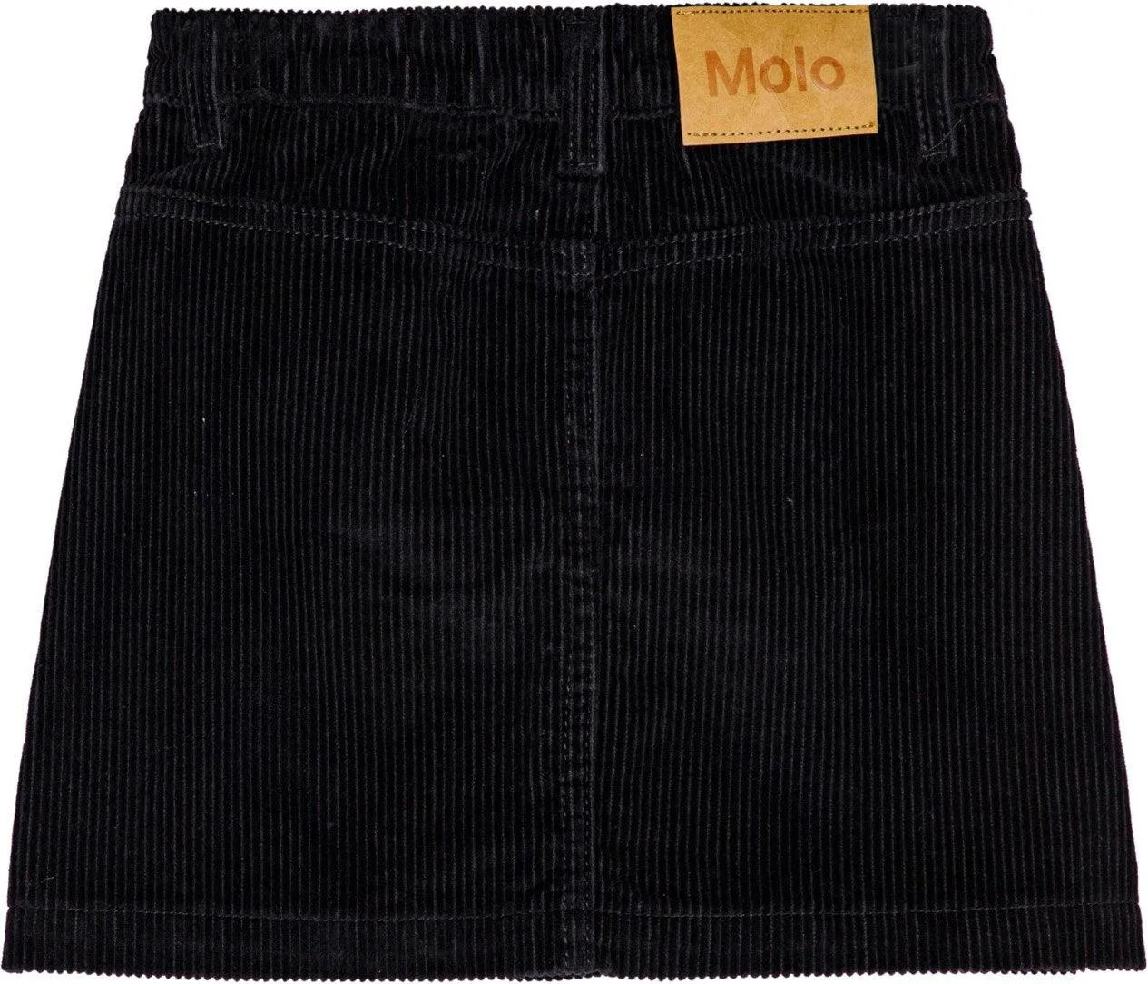 Tween Bottoms | Bera Black Velvet Corduroy Skirt | Molo