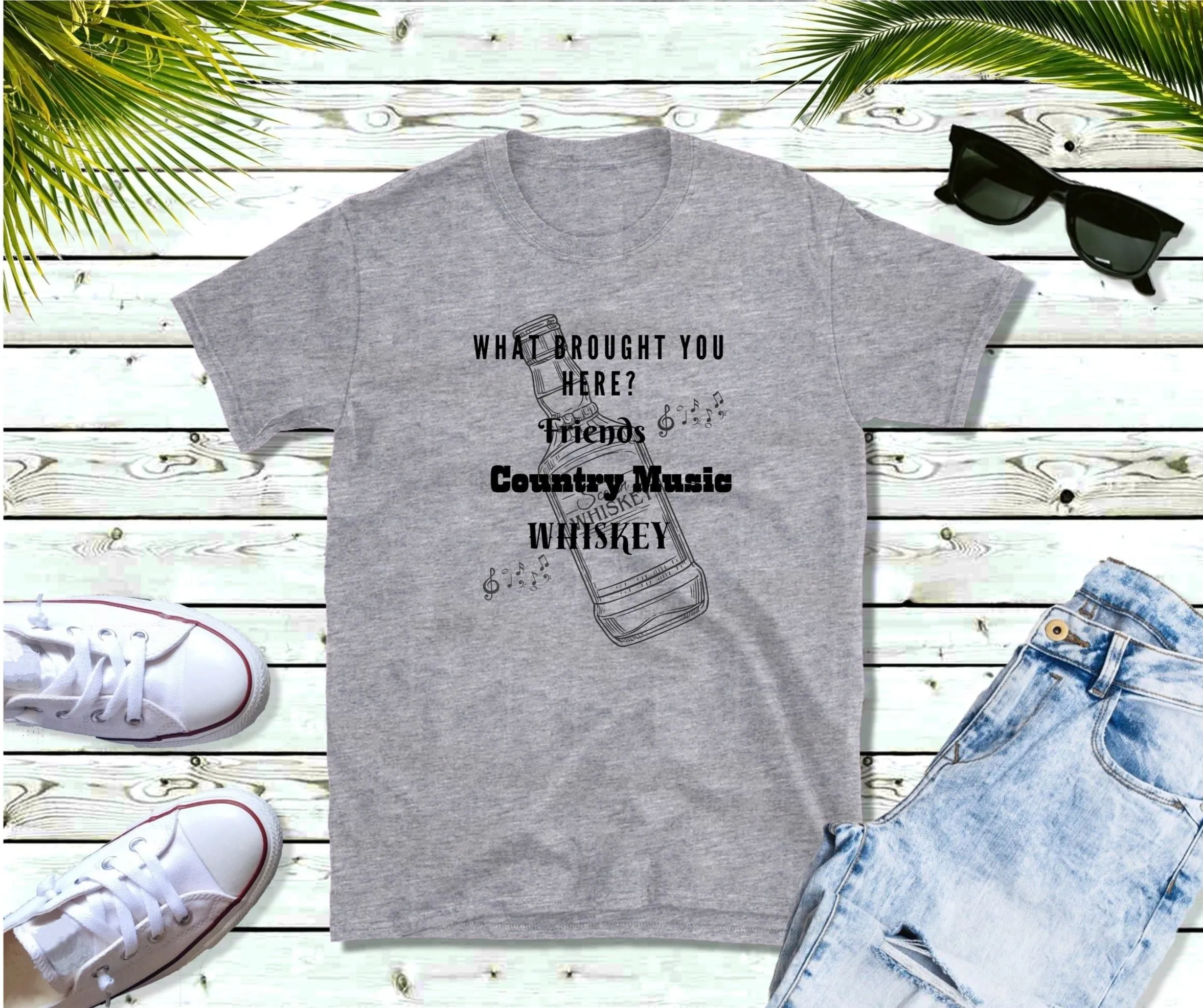 What Brought You Here? Friends, Country Music, Whiskey T-Shirt, Music T-Shirt, Tour T-Shirt, Festival T-Shirt, Concert T-Shirt
